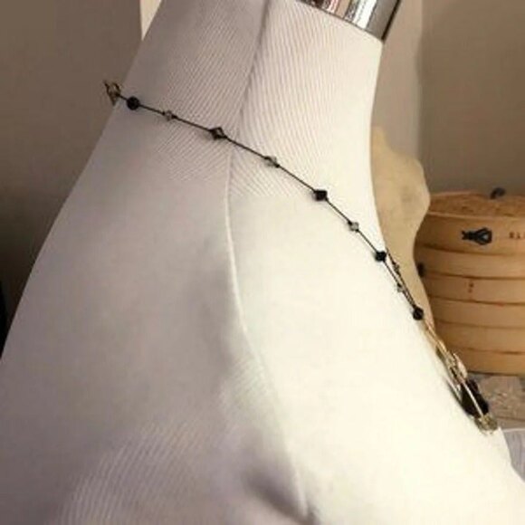 Wire Circle Pendant Beaded Necklace Handmade - Picture 4 of 9